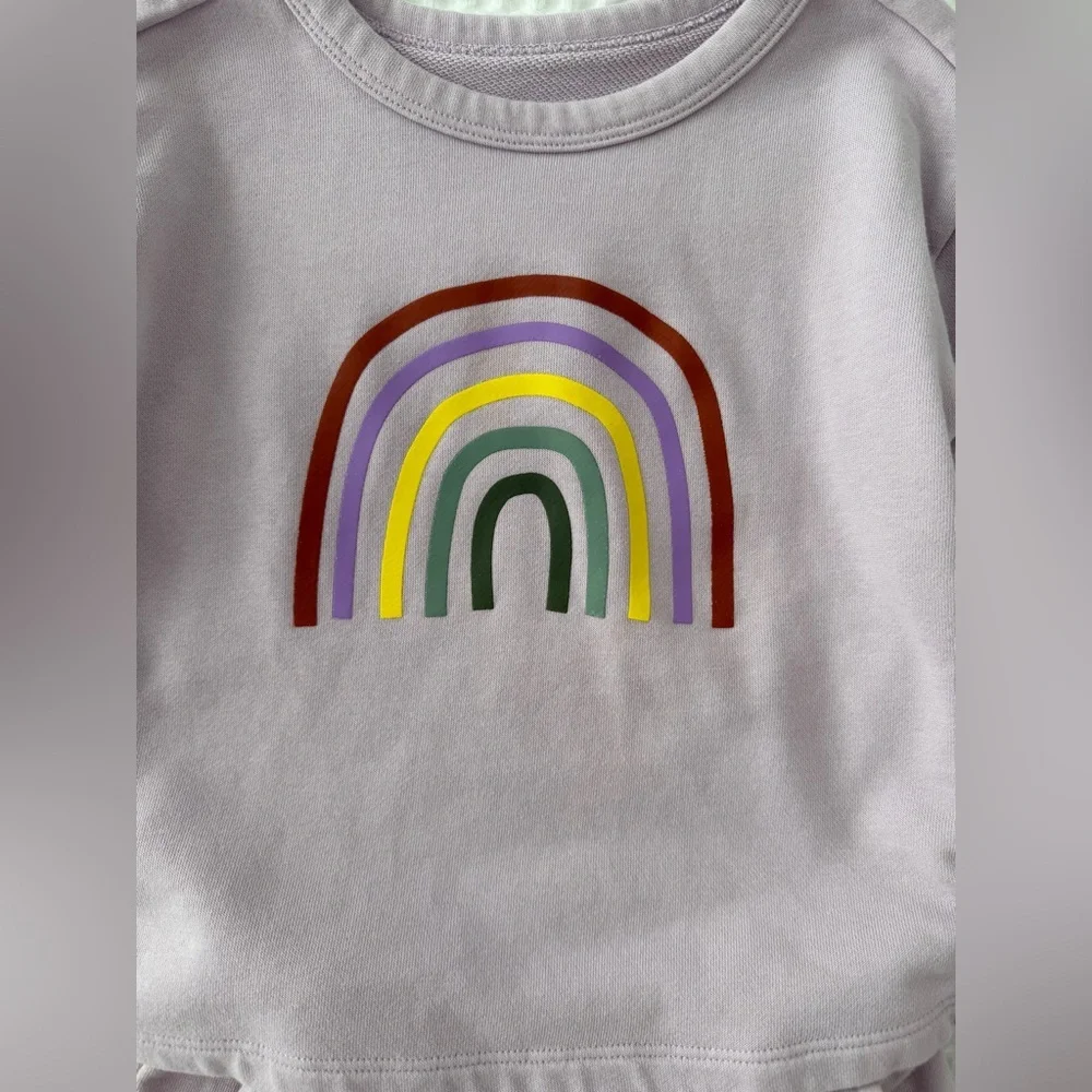 The Gap Rainbow sweatshirt set toddler Girl 4 years - Picture 2 of 7